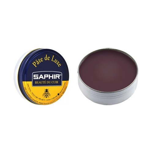 Saphir pâte de luxe cirage Noir cuir lisse - 50 ml