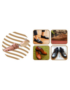 2x Embauchoirs (1 paire) pour hommes et femmes, façonneur de chaussures  universel, 4