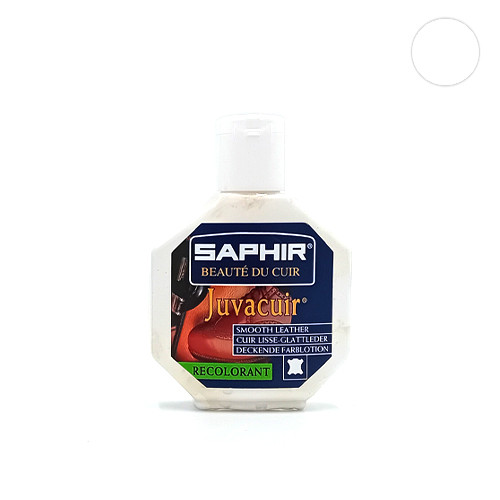 Juvacuir Saphir - Teinture recolorante cuir lisse 75ml - Noir 01