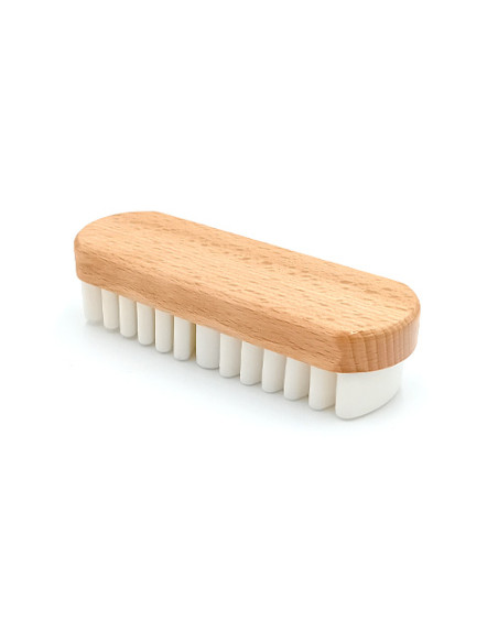 Petite brosse de nettoyage en laiton avec manche en bois