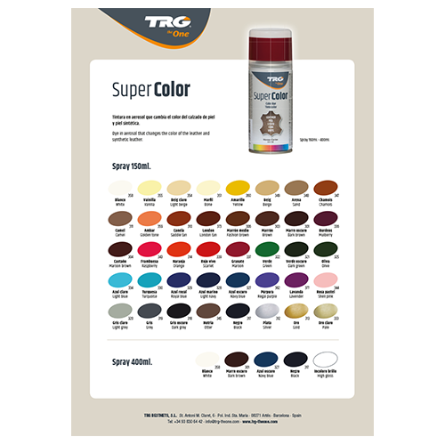Nuancier TRG Super Color PDF à télécharger